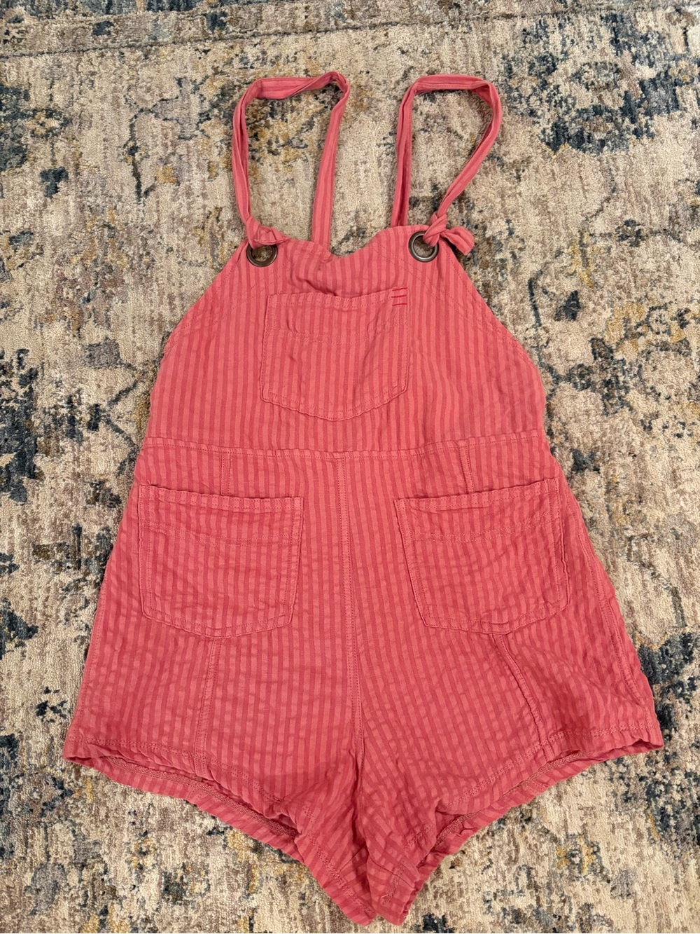 Urban Outfitters BDG linen pink romper with pockets Size S - Picture 3 of 6
